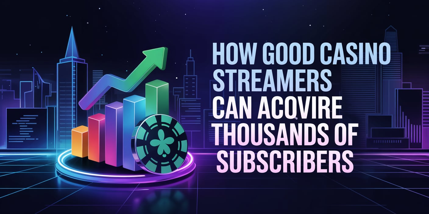 How good Casino Streamers can acquire thousands of subscribers