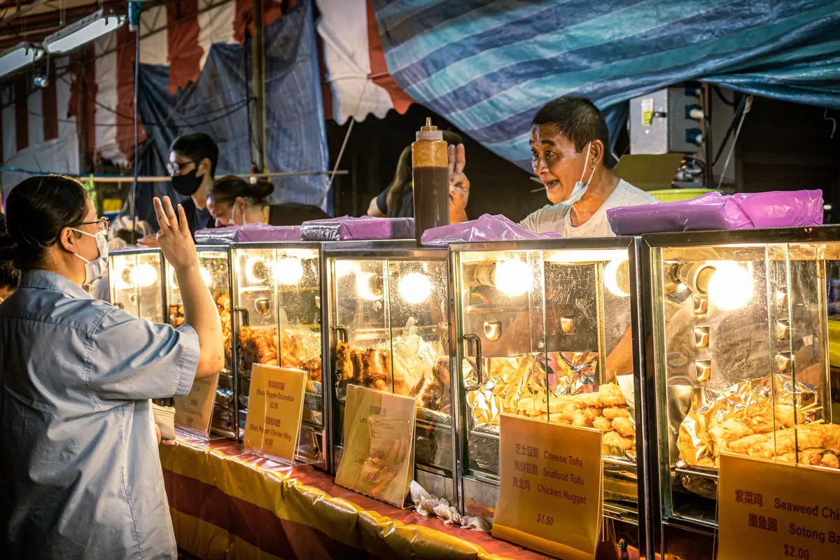 Night Market Or Morning